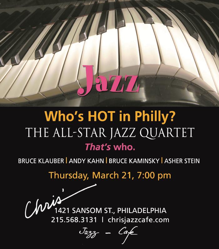 All Star Jazz Quartet at Chris' Jazz Cafe Philadelphia